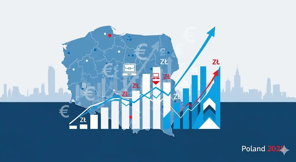 Zarobki w branżach fizycznych Polska 2025 infografika