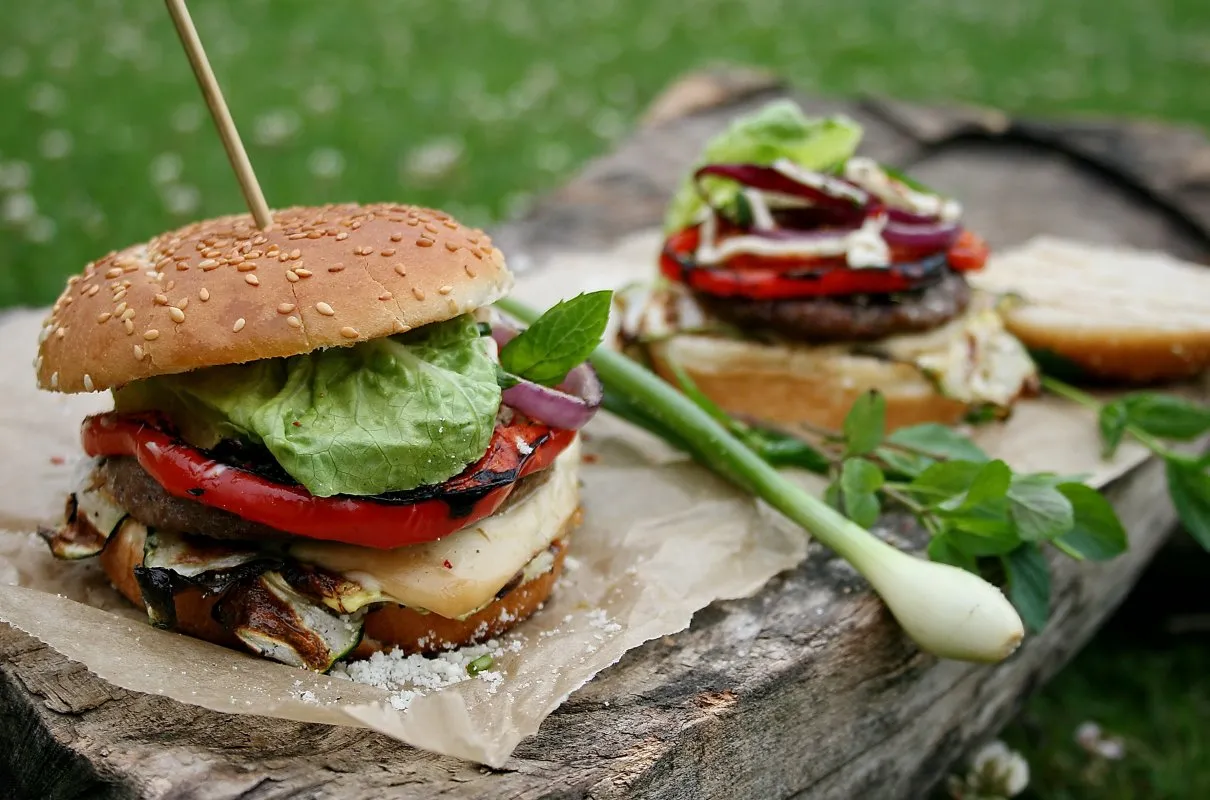 Grillowane warzywa do burgera