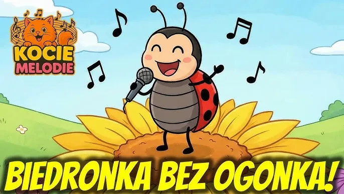 Uśmiechnięta biedronka dla dzieci