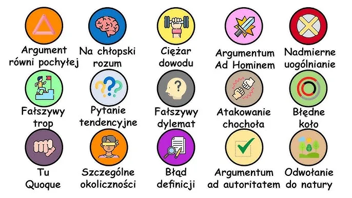 argument vs przykład ikony