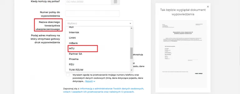 kiedy można zrezygnować z polisy oc