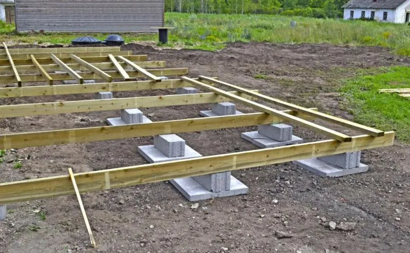 fundament punktowy domek ogrodowy