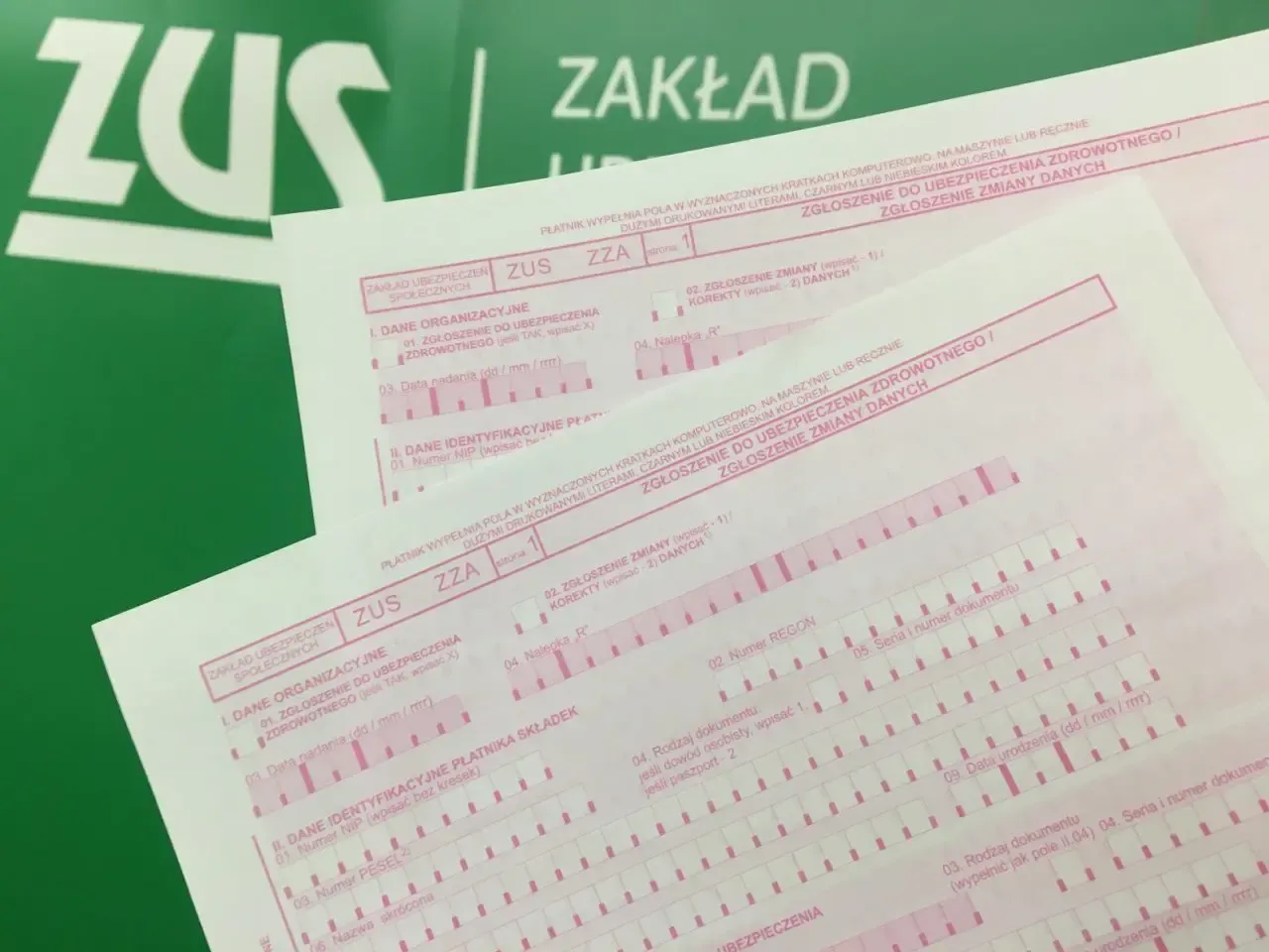 Dokumenty ZUS emerytura renta