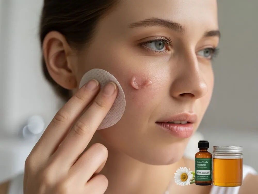 ciepły kompres na pryszcz podsk&oacute;rny