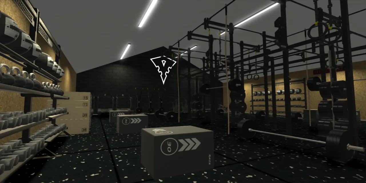 CrossFit Dekerta wnętrze boxu