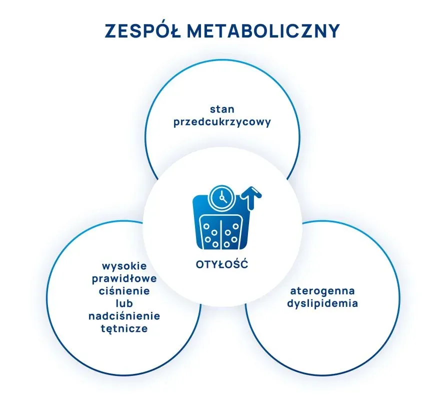zespół metaboliczny infografika kryteria