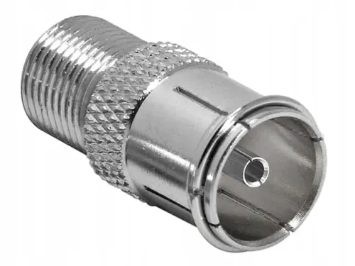 Rodzaje wtyk&oacute;w antenowych F i IEC, gniazda antenowe TV i ścienne