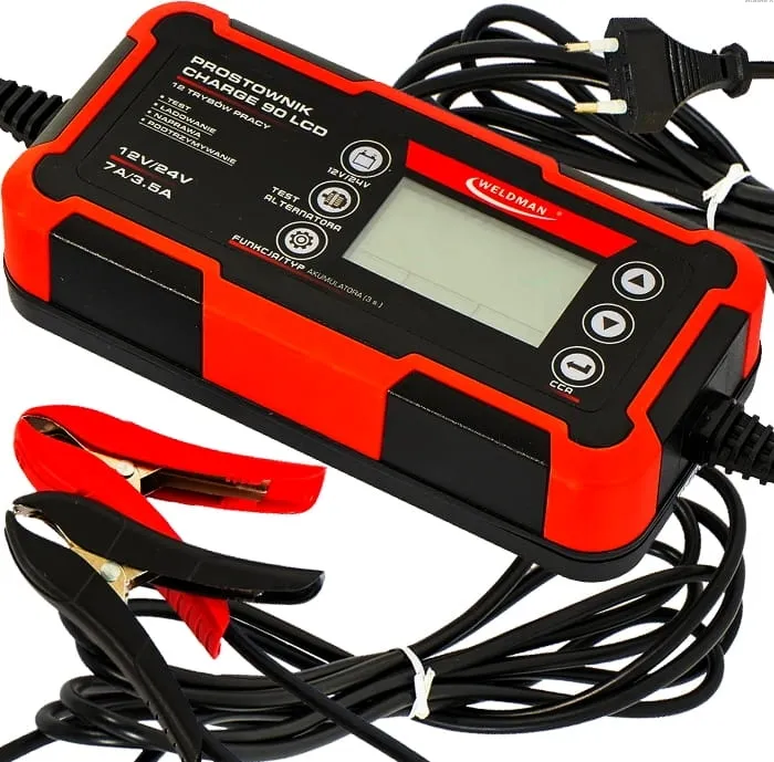 Ładowanie akumulatora AGM EFB prostownikiem inteligentnym