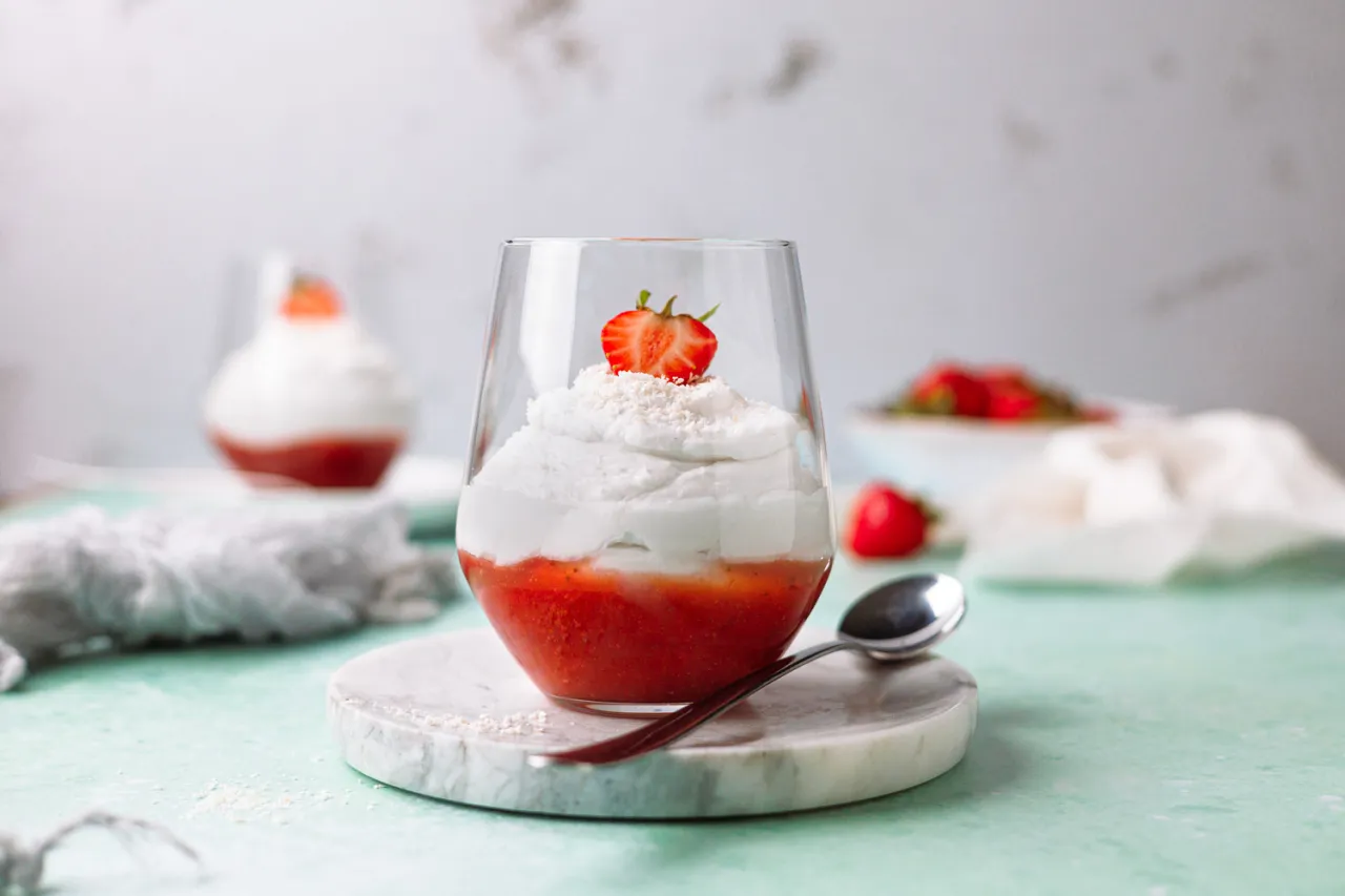 Veganes Low Carb Dessert Kokosmilch