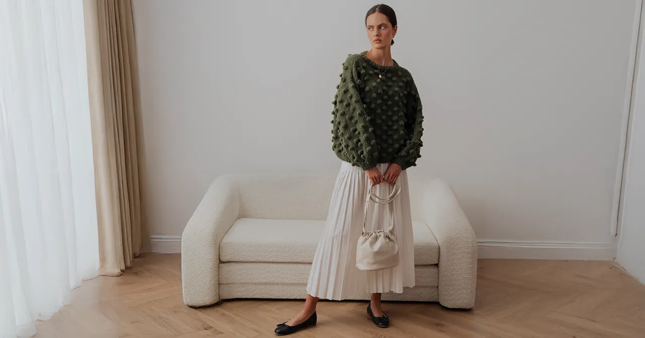 Stylizacje sweter z sukienka rozne fasony