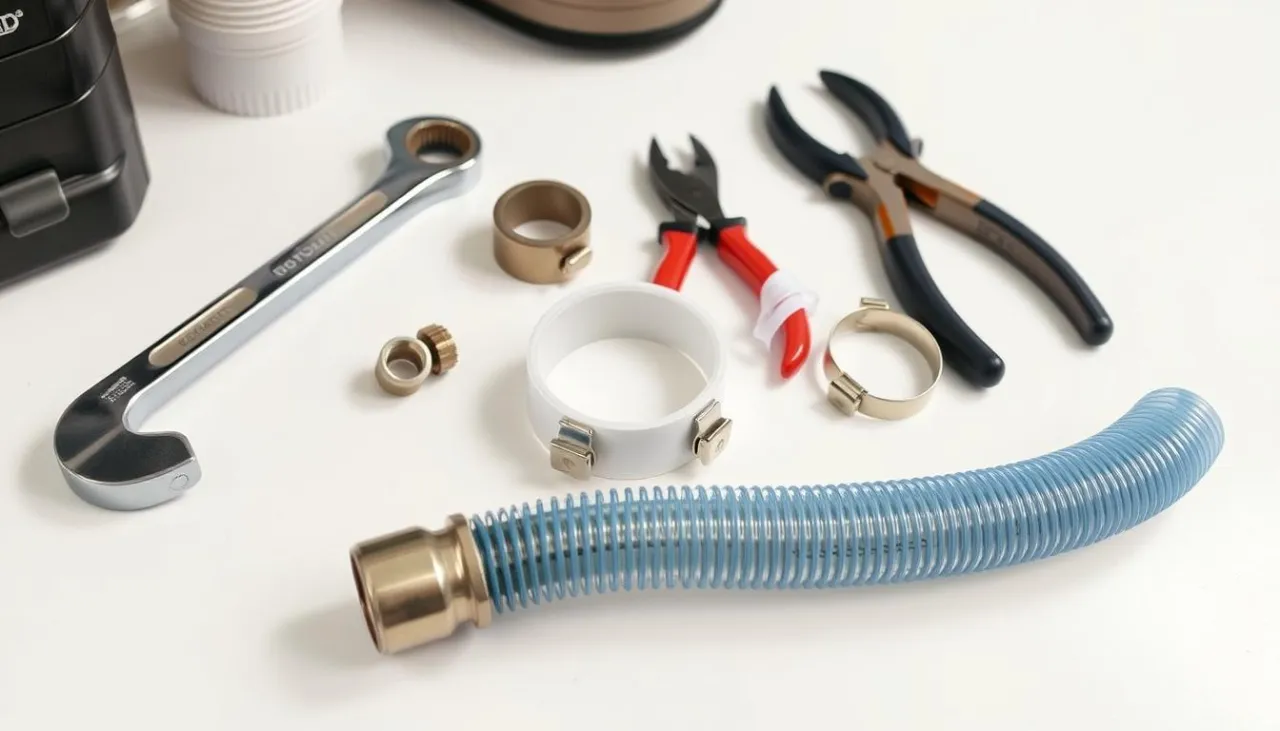 Narzędzia i akcesoria do podłączenia zmywarki