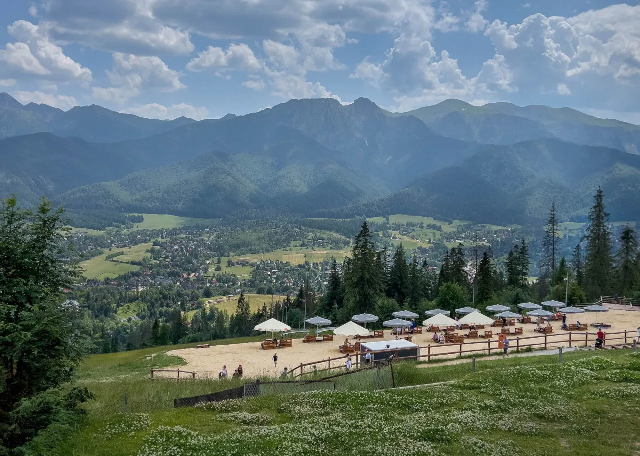 Zakopane Krup&oacute;wki Gubał&oacute;wka panorama