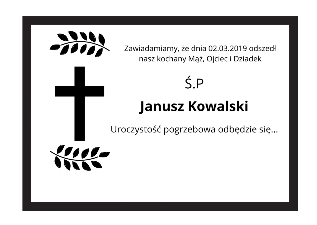 Co zawiera klepsydra pogrzebowa