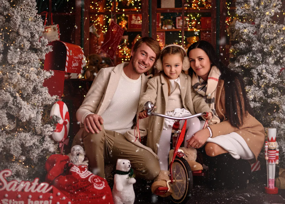 rodzinne stylizacje sesja świąteczna koordynacja