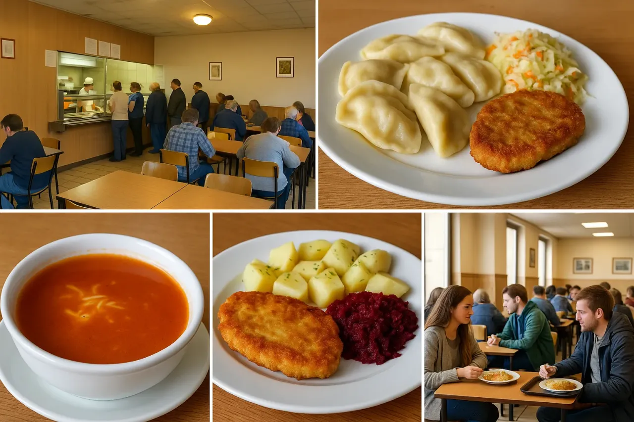 Wrocław bar mleczny wnętrze jedzenie