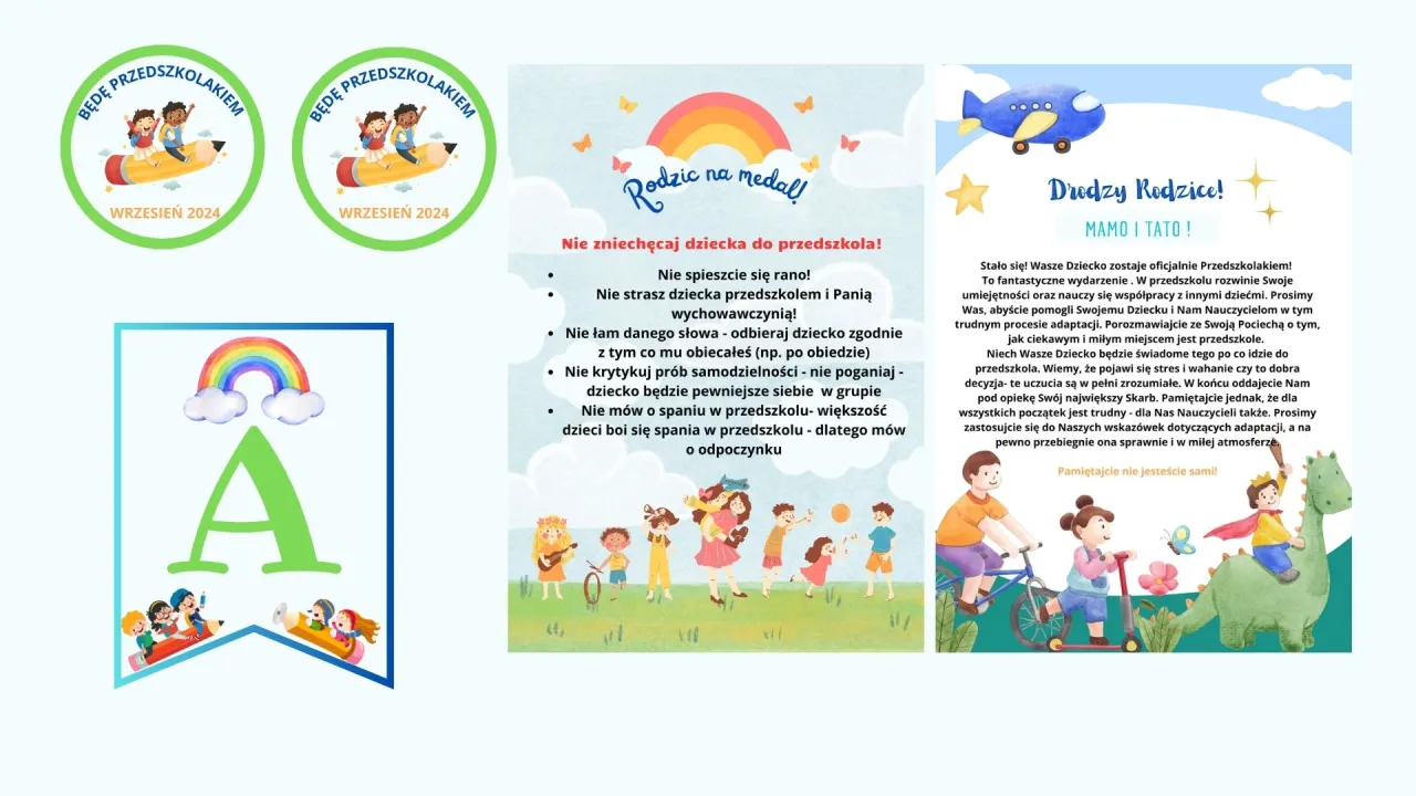 Zdjęcie Scenariusz zajęć adaptacyjnych z rodzicami w przedszkolu, który działa