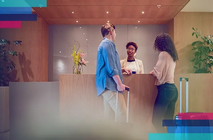 recepcja hotelowa check-in wymeldowanie