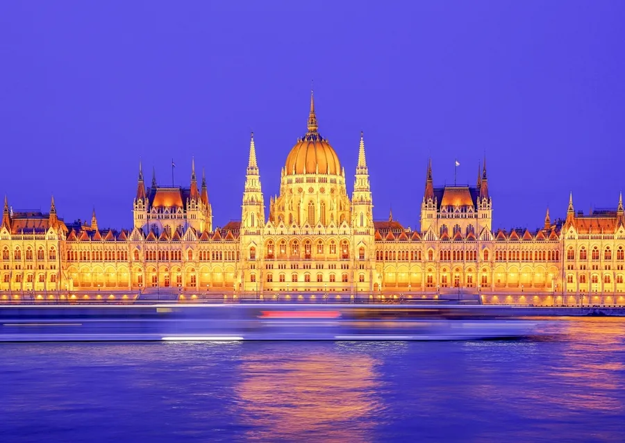 Parlament Budapeszt nocą