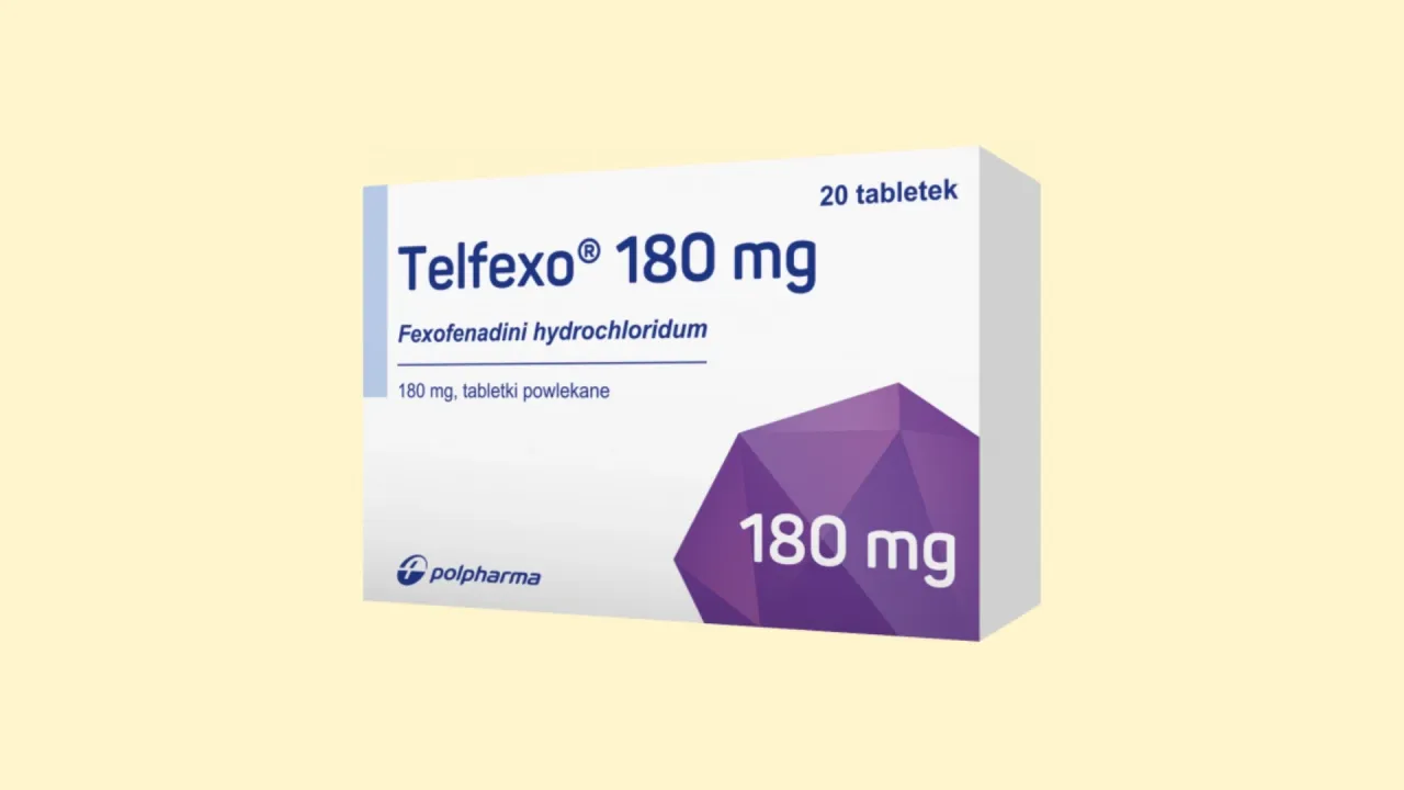 Opakowanie leku Telfexo 180 mg. Czy apteka może wydać lek bez recepty? To pytanie nurtuje wielu pacjentów.