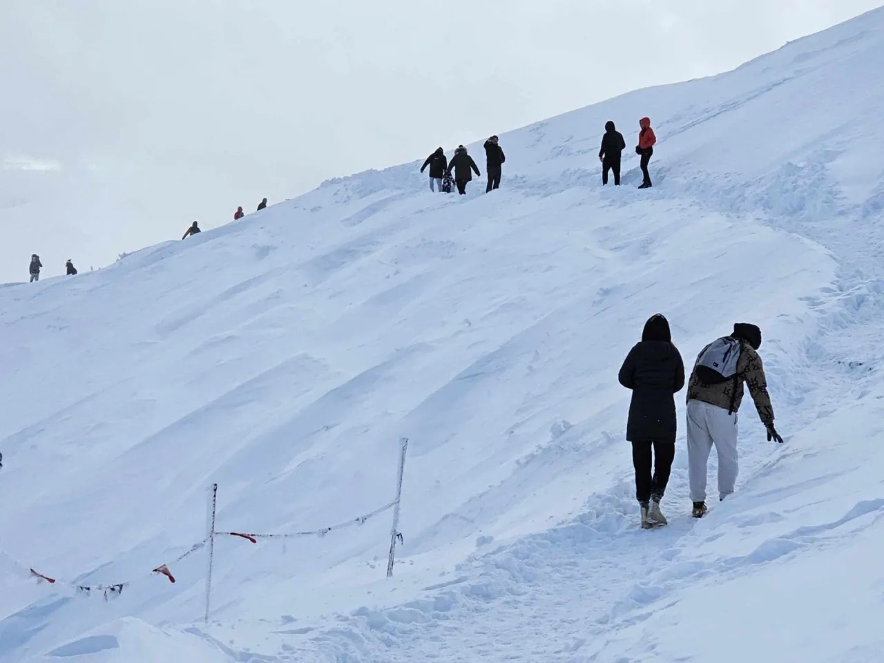 Kasprowy Wierch zimą sprzęt lawinowy