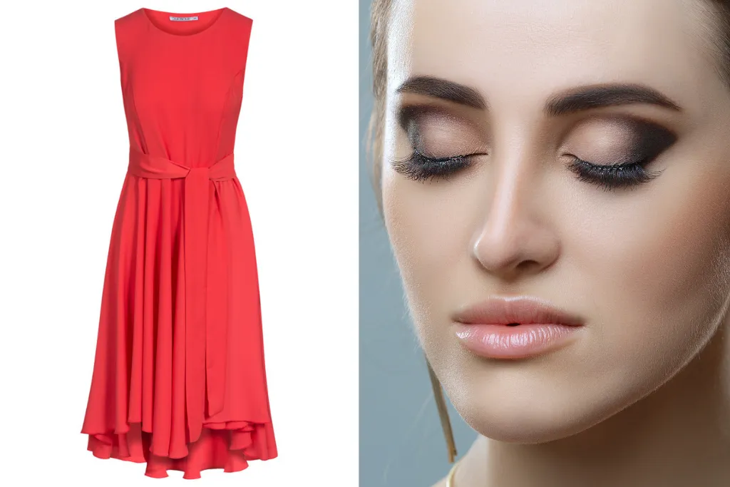 Nietypowe kolory szminek do czerwonej sukienki