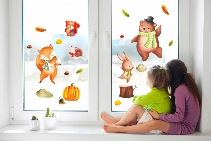 naklejki na okno pok&oacute;j dziecka