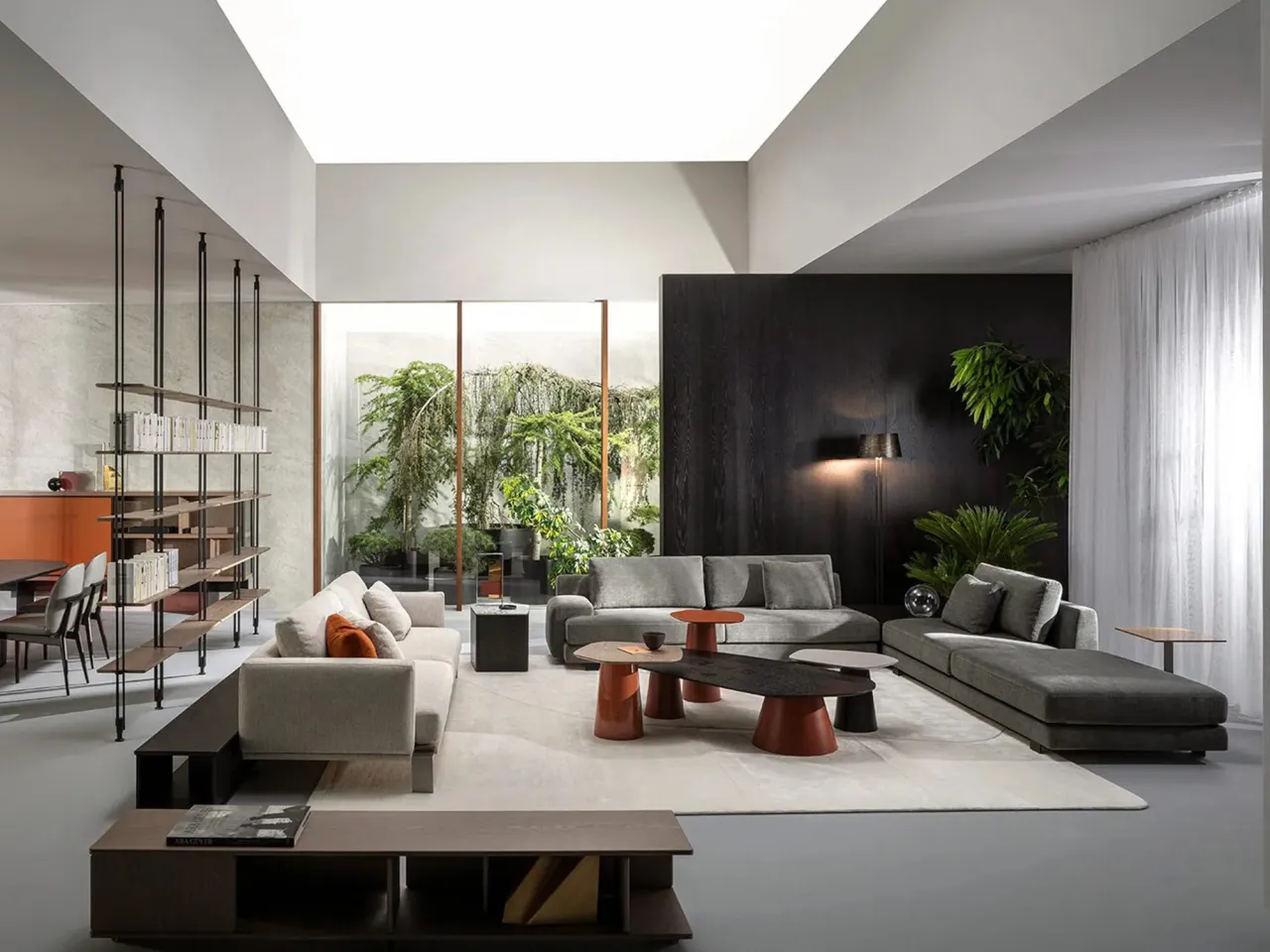 przykłady aranżacji salonu z kanapami w różnych kolorach