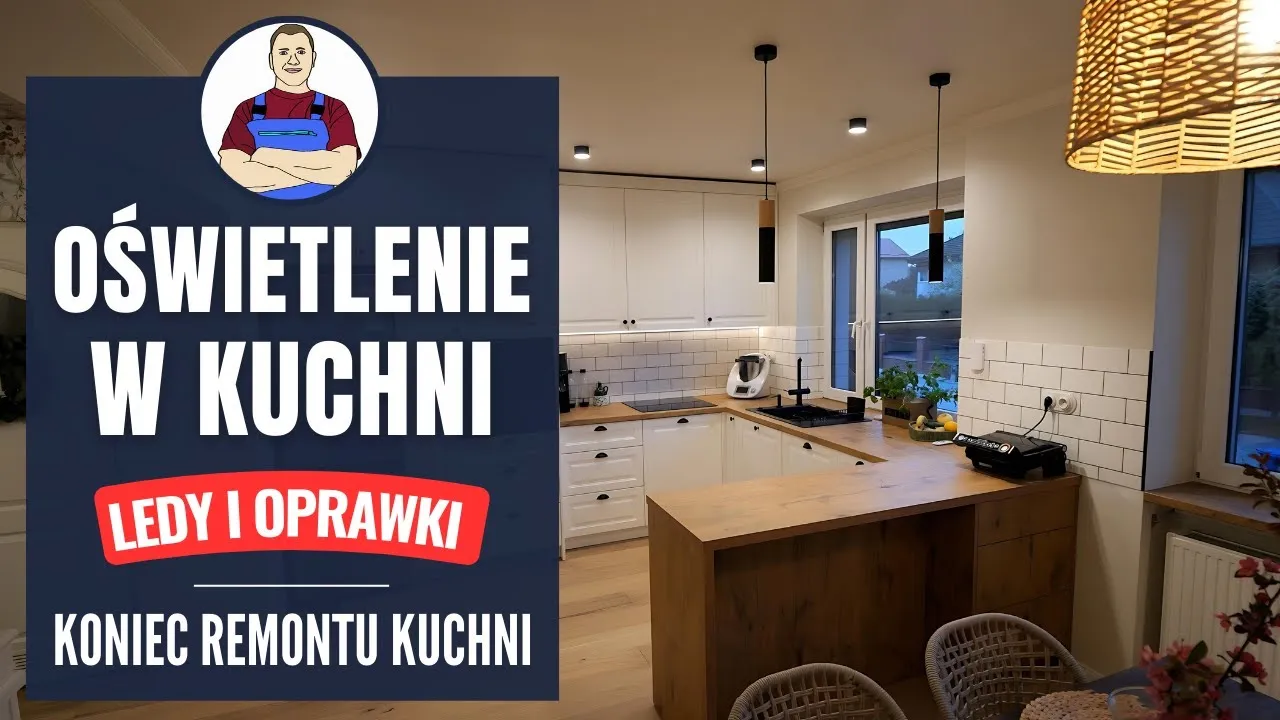 Zdjęcie Jak zamontować ledy pod szafkami w kuchni - uniknij typowych błędów