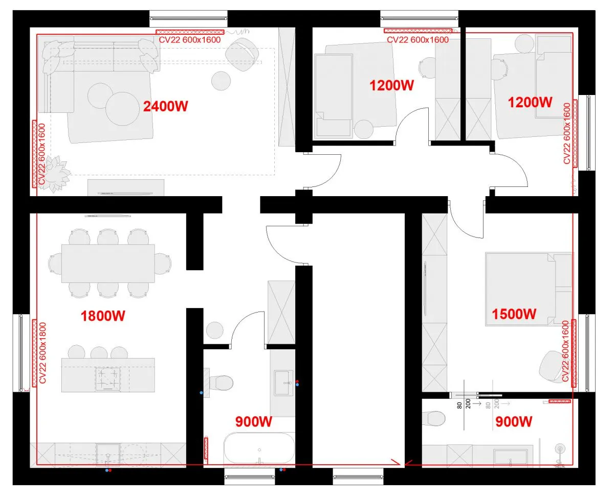 Zdjęcie PEX 16: Ile grzejnik&oacute;w? Sprawdź bezpieczne limity mocy i długości