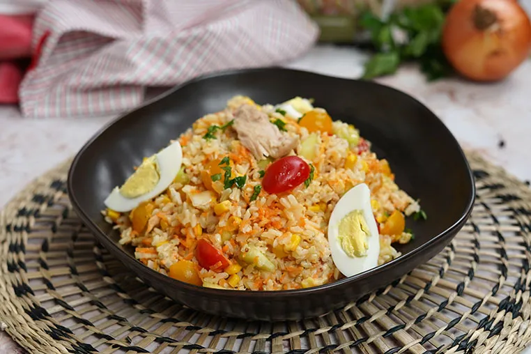 Zdjęcie Salade de riz calories : combien de calories et astuces santé ?
