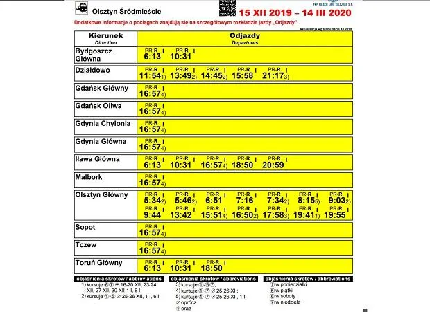 Zdjęcie Rozkład jazdy 113 Olsztyn - Sprawdź godziny i przystanki teraz