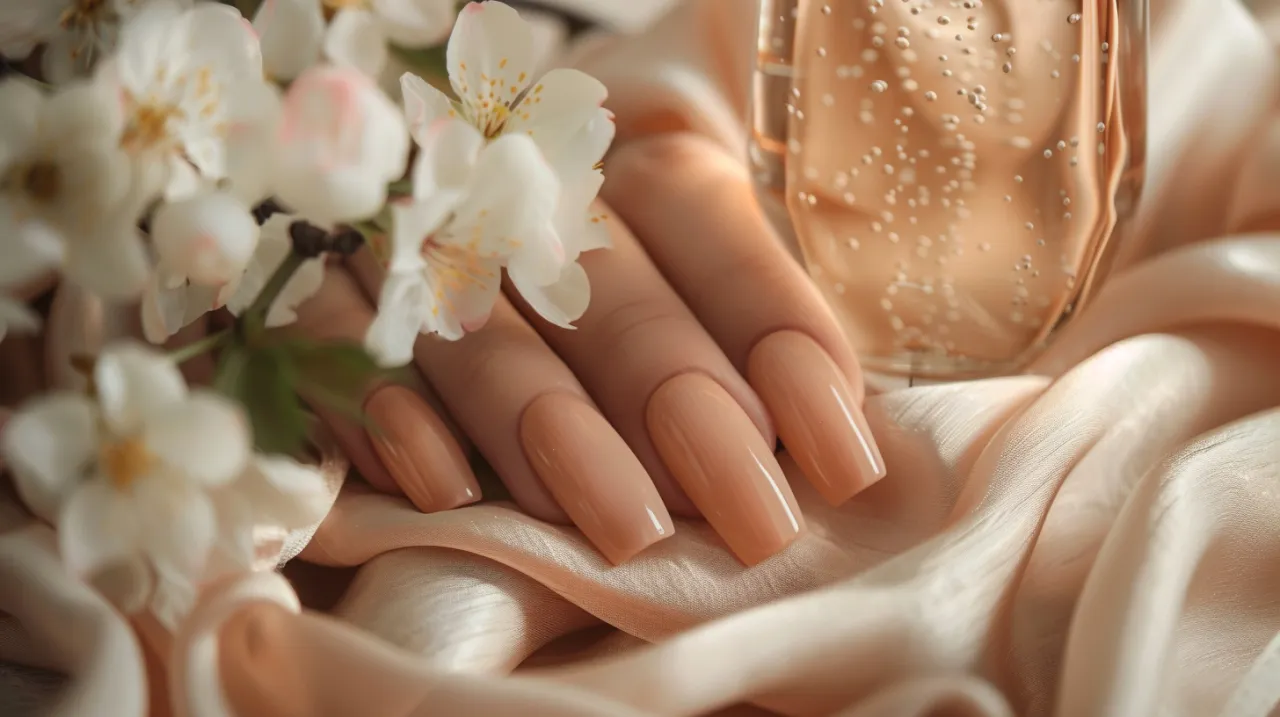 Zdjęcie Kolor apricot: Delikatność na paznokciach i jak go nosić elegancko