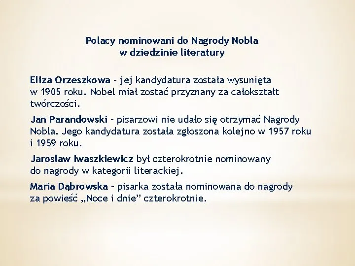 Zdjęcie Ile nagród Nobla przyznano w literaturze? Oto polscy laureaci