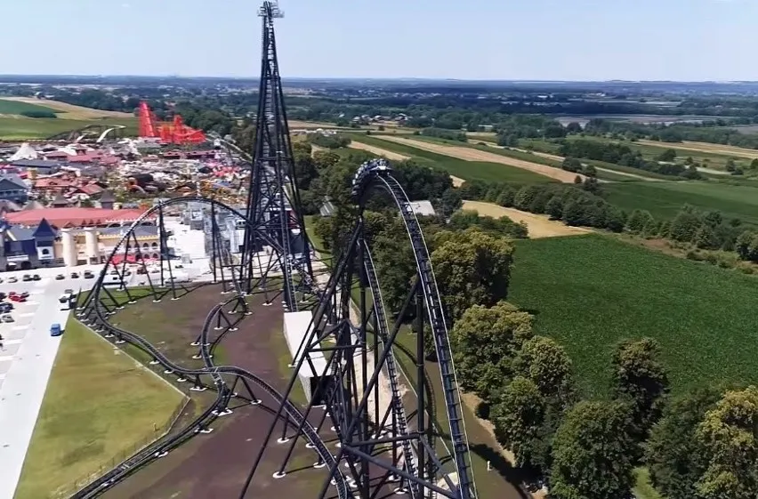 Zdjęcie Hyperion ile metrów? Odkryj najwyższą kolejkę w Energylandii