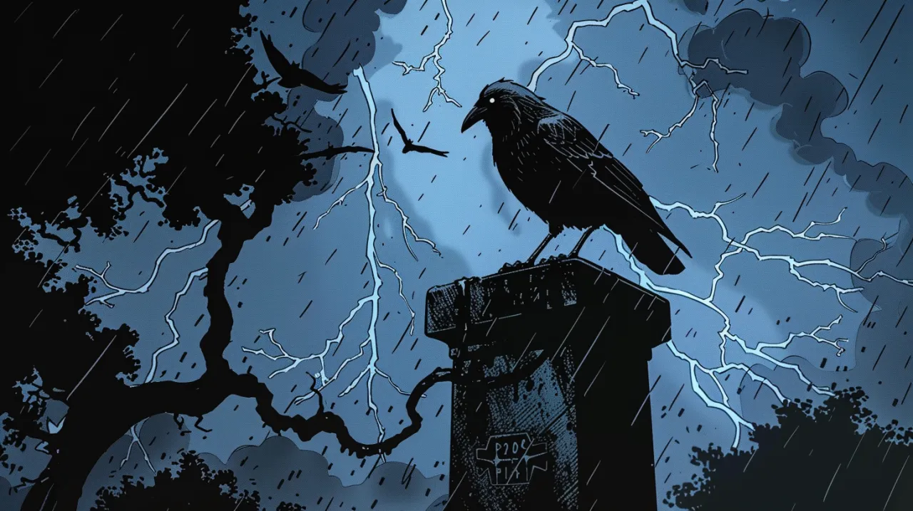 Zdjęcie Kruk - mroczne przygody w komiksie o tajemniczych przygodach