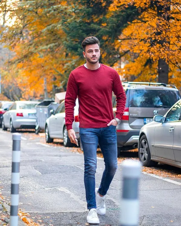 Zdjęcie Outfit jersey verde hombre: combina con estilo y evita errores comunes