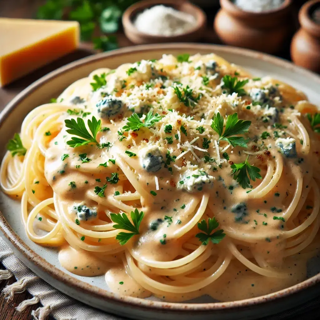 Zdjęcie Spaghetti z sosem serowym – proste przepisy, które pokochasz