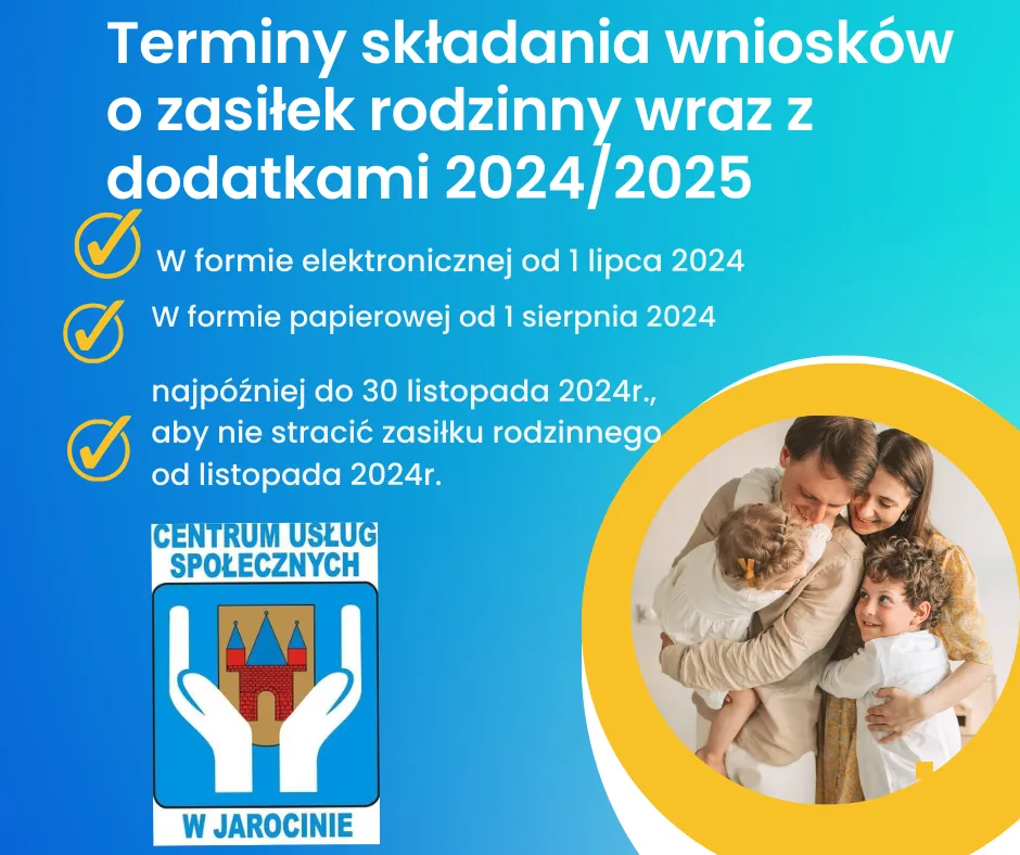 Zdjęcie Zasiłek rodzinny kiedy wnioski - ważne terminy i informacje, które musisz znać