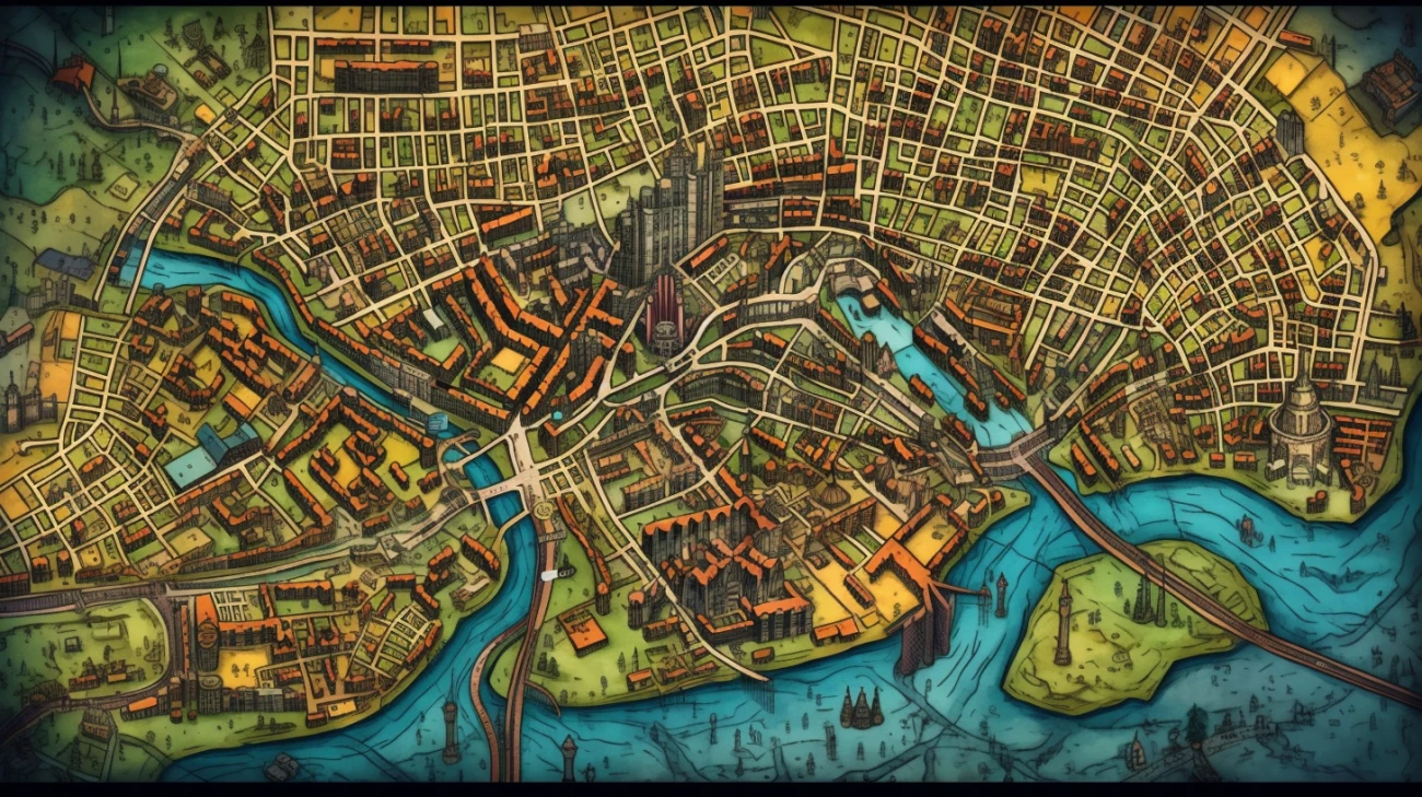 Mapa dzielnic Wrocławia z ulicami - Dzielnice Wrocławia / Wrocław mapa dzielnic