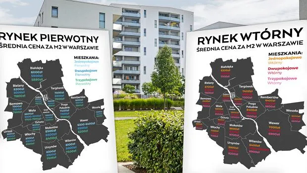 Zdjęcie Ile kosztuje metr kwadratowy mieszkania w Warszawie – ceny i różnice w dzielnicach