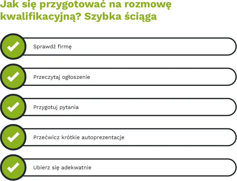 Zdjęcie Co przygotować na rozmowę o pracę, aby uniknąć stresu i błędów