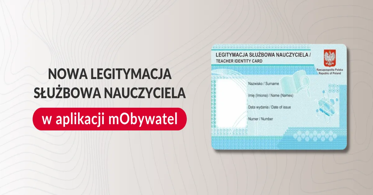 Nauczyciel mObywatel legitymacja