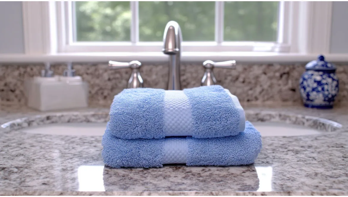 czyszczenie blatu konglomerat łazienka