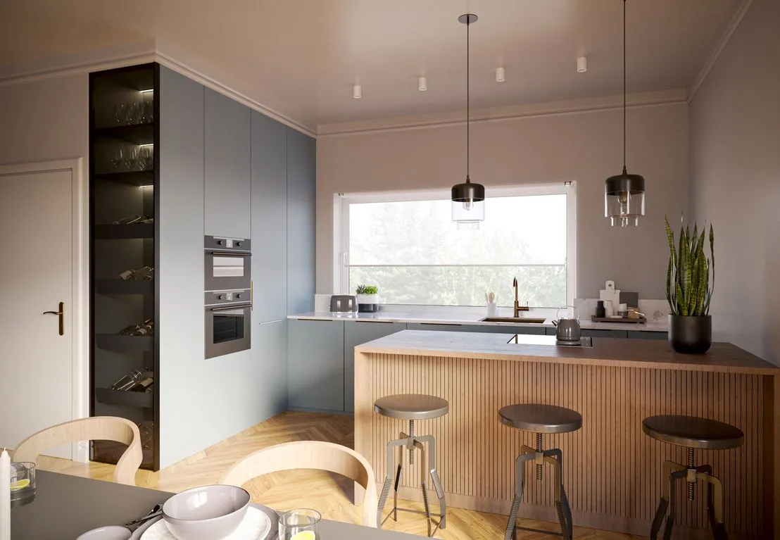 przykłady tanich kuchni modułowych z market&oacute;w budowlanych