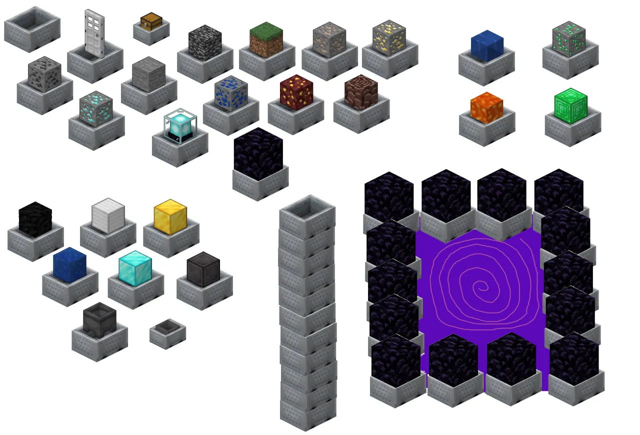 Minecraft different types of minecarts