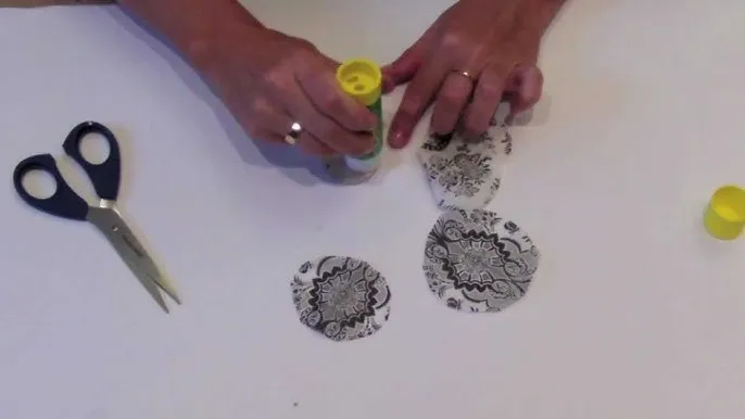 materiały do kolczyk&oacute;w decoupage, narzędzia decoupage biżuteria