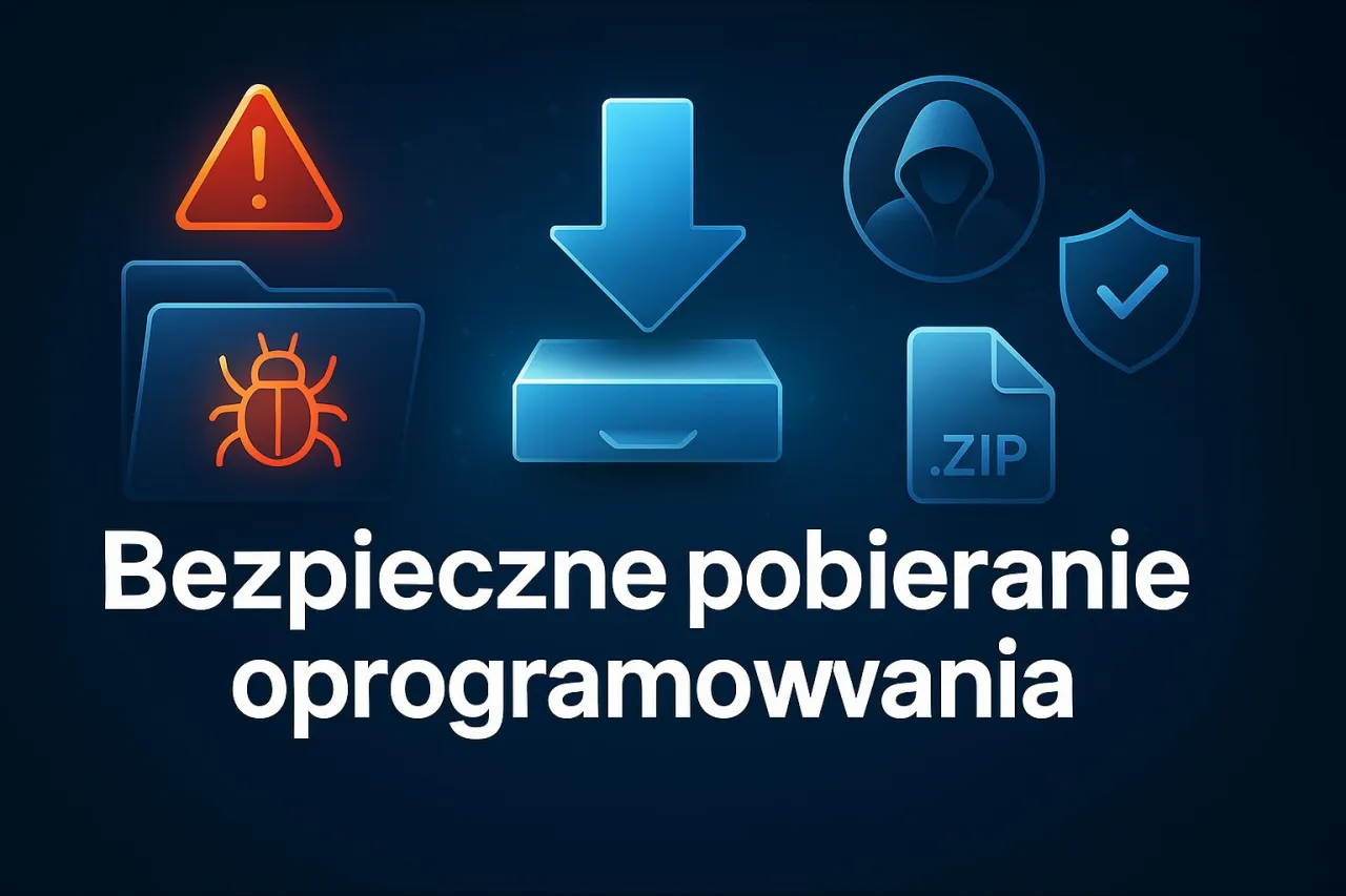 Bezpieczne pobieranie plik&oacute;w z internetu, antywirus, zaufane źr&oacute;dła