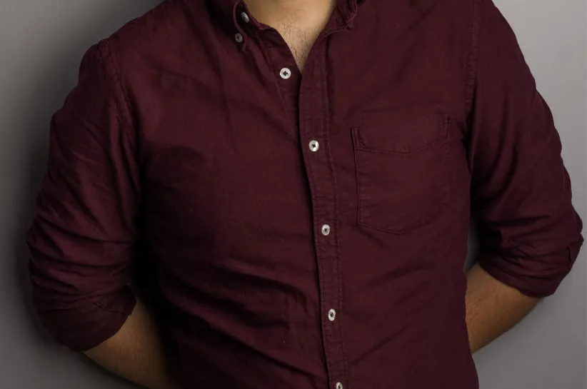 bordowa koszula stylizacje kolory spodni
