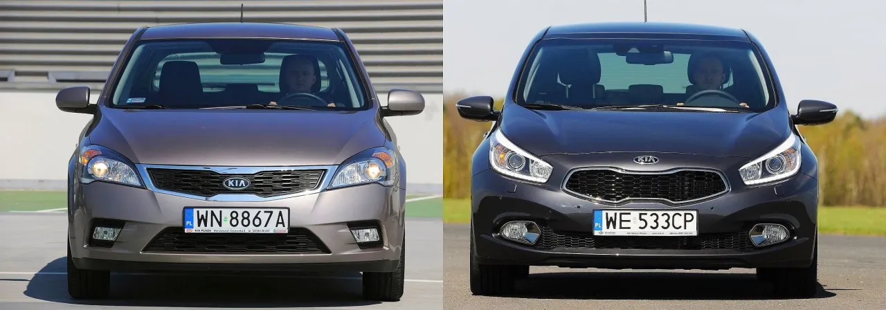 Kia Ceed generacje por&oacute;wnanie