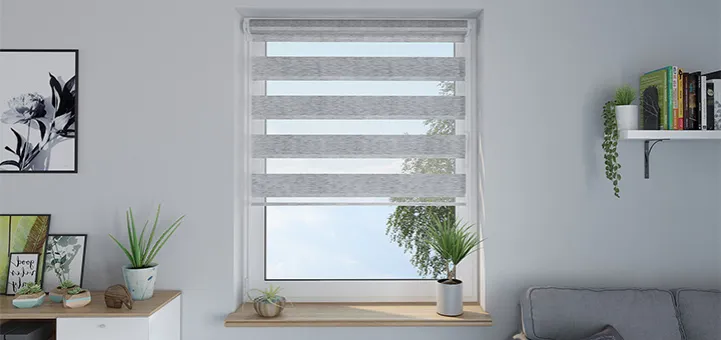 Uniwersalne kolory rolet dzień-noc w różnych wnętrzach